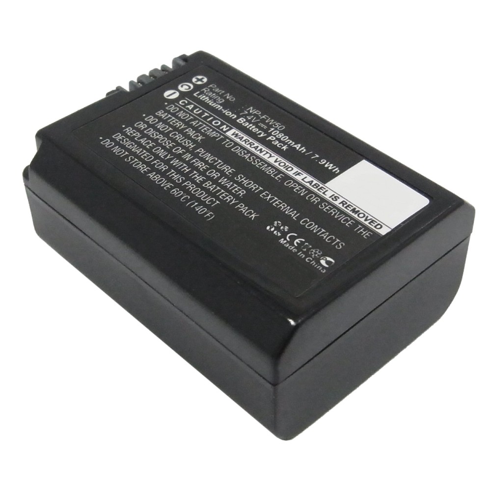 Synergy Digital Camera Battery, Compatible with Sony SLT-A55VB Camera Battery (7.4, Li-ion, 1080mAh)