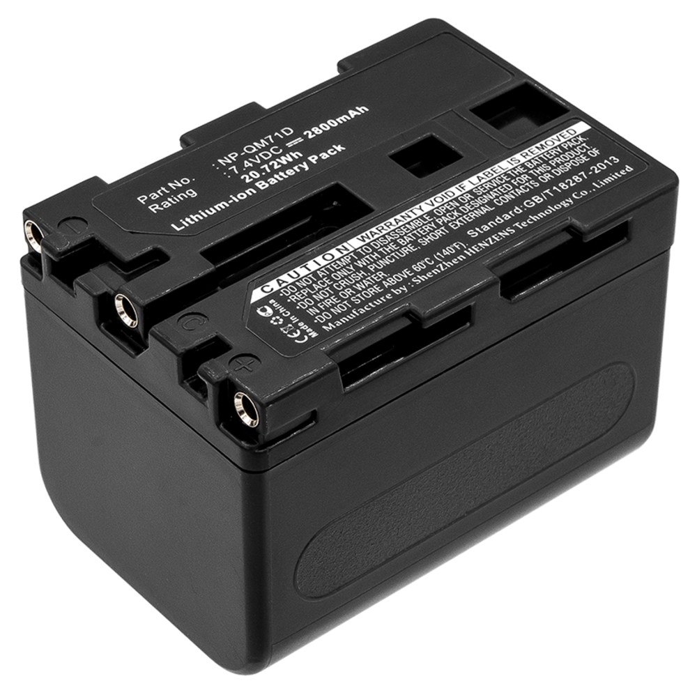 Synergy Digital Camera Battery, Compatible with Sony CCD-TRV108 Camera Battery (7.4, Li-ion, 2800mAh)