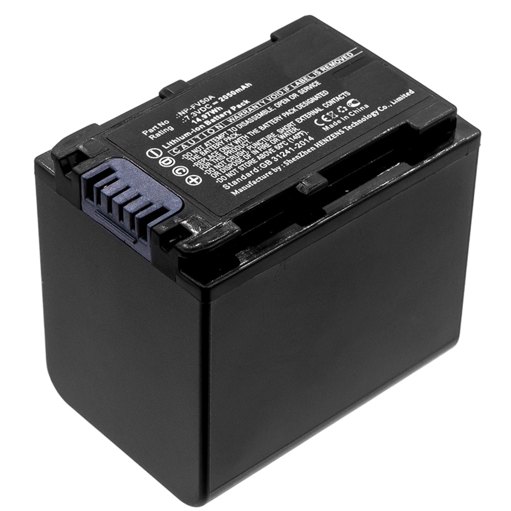 Synergy Digital Camera Battery, Compatible with Sony FDR-AX33, FDR-AX40, FDR-AX45, FDR-AX53, FDR-AX60, FDR-AX700, FDR-AXP33, HDR-CX450, HDR-CX625, HDR-CX680, HDR-PJ620, HDR-PJ675, NEX-VG30 Camera Battery (7.3, Li-ion, 2050mAh)