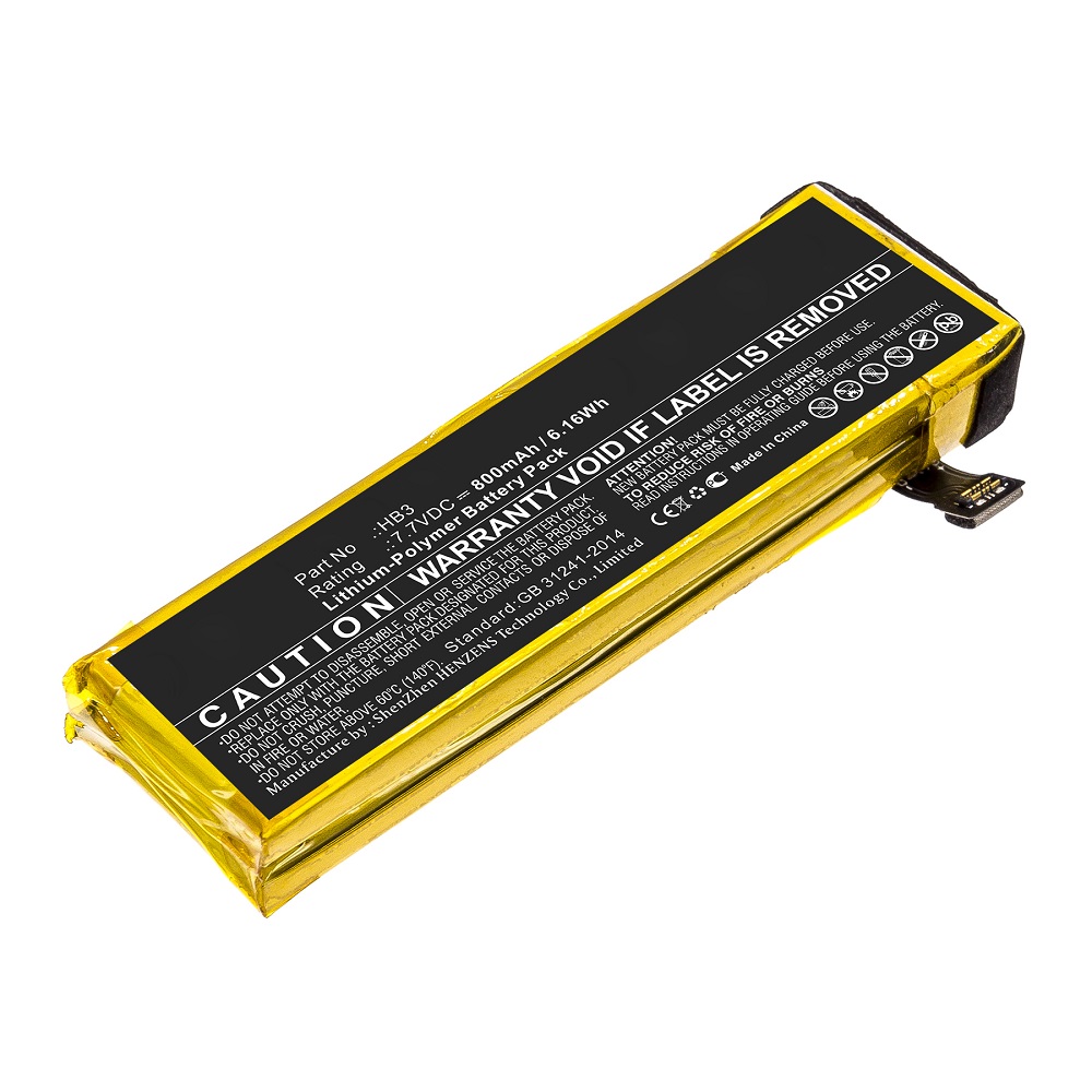 Synergy Digital Digital Camera Battery, Compatible with DJI HB3 Digital Camera Battery (Li-Pol, 7.7V, 800mAh)