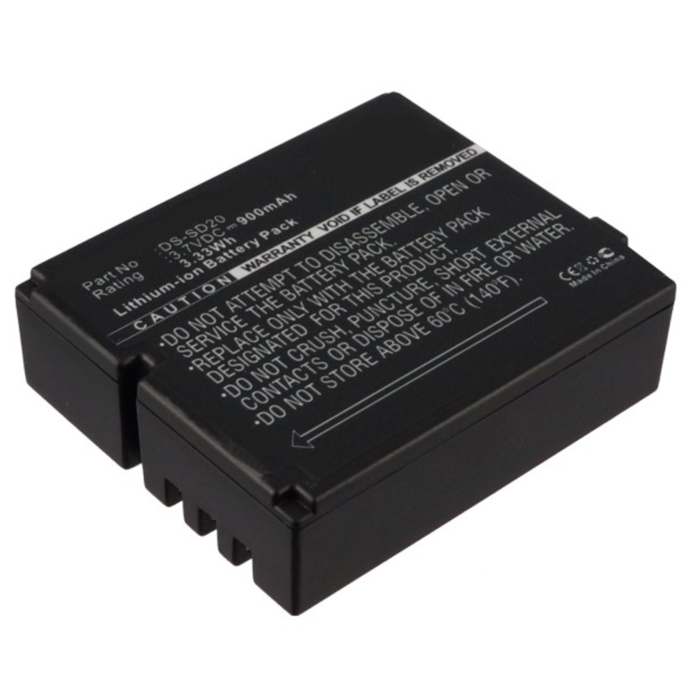 Synergy Digital Camera Battery, Compatible with AEE MagiCam SD18, MagiCam SD19, MagiCam SD20, MagiCam SD21, MagiCam SD22, MagiCam SD23, MagiCam SD30, SD18, SD19, SD20, SD21, SD22, SD23, SD30 Camera Battery (3.7, Li-Pol, 900mAh)