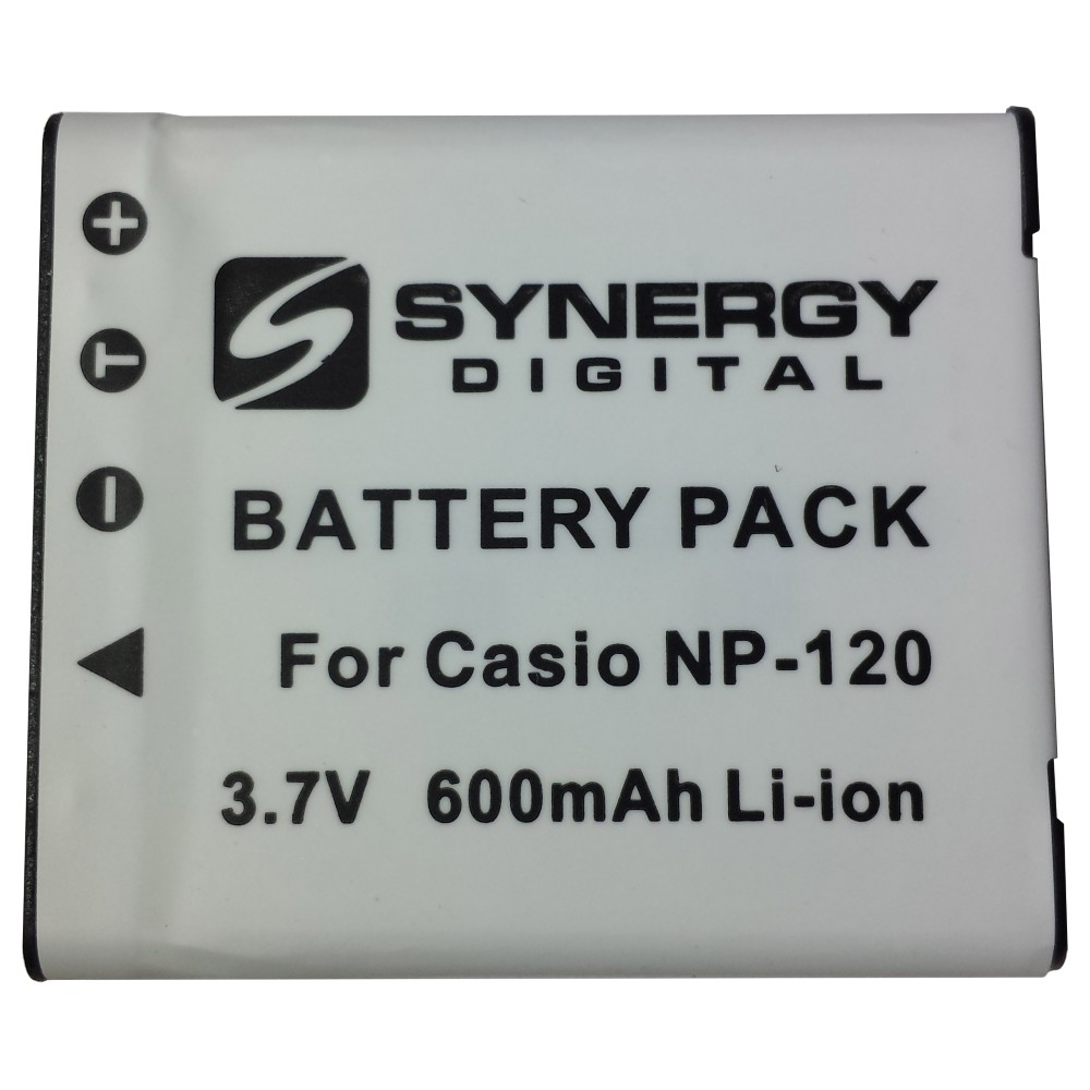 SDNP120 Lithium-Ion Rechargeable Battery - Ultra High Capacity (3.7V 1800mAh) - Replacement For Casio NP-120 Battery
