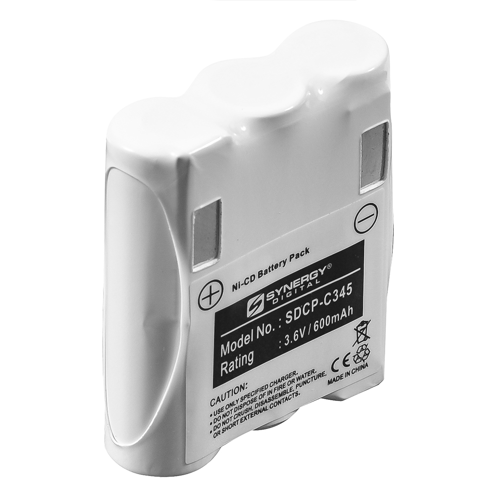 SDCP-C345 Ultra High Capacity Cordless Phone Battery - (Ni-CD 3.6V 600mAh) - replacement for Cidco 60AAS3B2, 60AAS3BV1Z, DAA850X3 Batteries