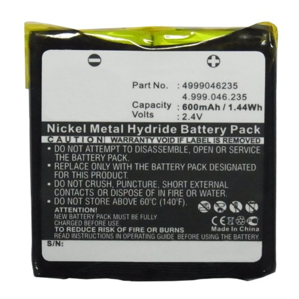 Synergy Digital Cordless Phone Battery, Compatible with Avaya 4.999.046.235, 4.999.134.298, 4999046235, NTTQ49MAE6 Cordless Phone Battery (Ni-MH, 2.4V, 600mAh)
