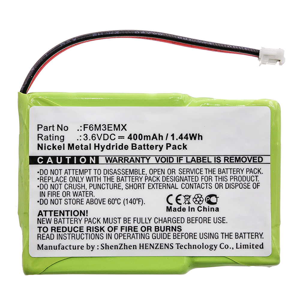 Synergy Digital Cordless Phone Battery, Compatible with Vodafone F6M3EMX Cordless Phone Battery (Ni-MH, 3.6V, 400mAh)