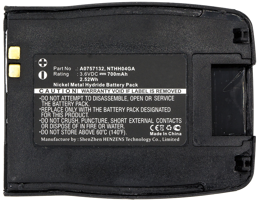 Synergy Digital Cordless Phone Battery, Compatible with A0757132 Cordless Phone Battery (3.6V, Ni-MH, 700mAh)