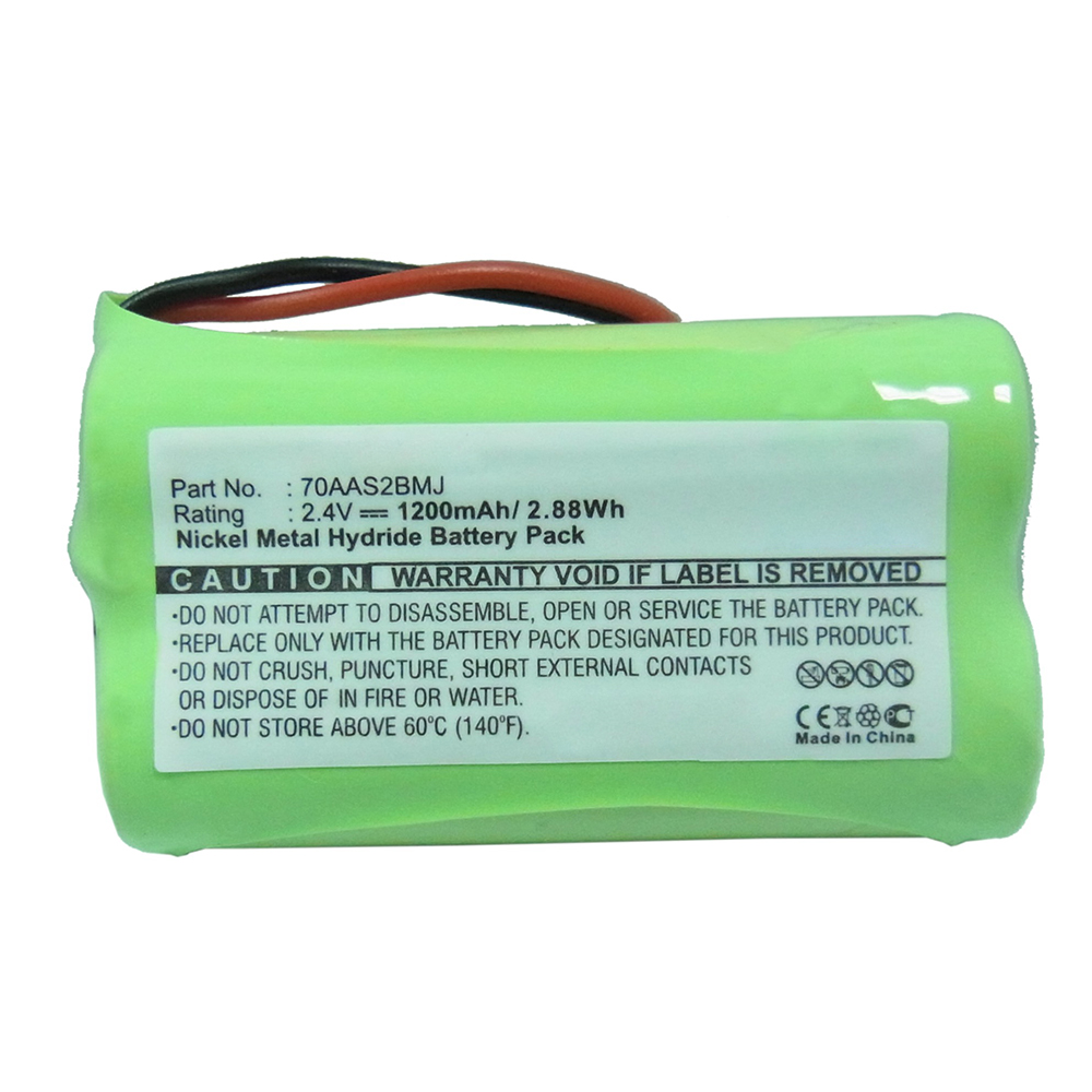 Synergy Digital Cordless Phone Battery, Compatible with GP 60AAS2BMJ Cordless Phone Battery (Ni-MH, 2.4V, 1200mAh)