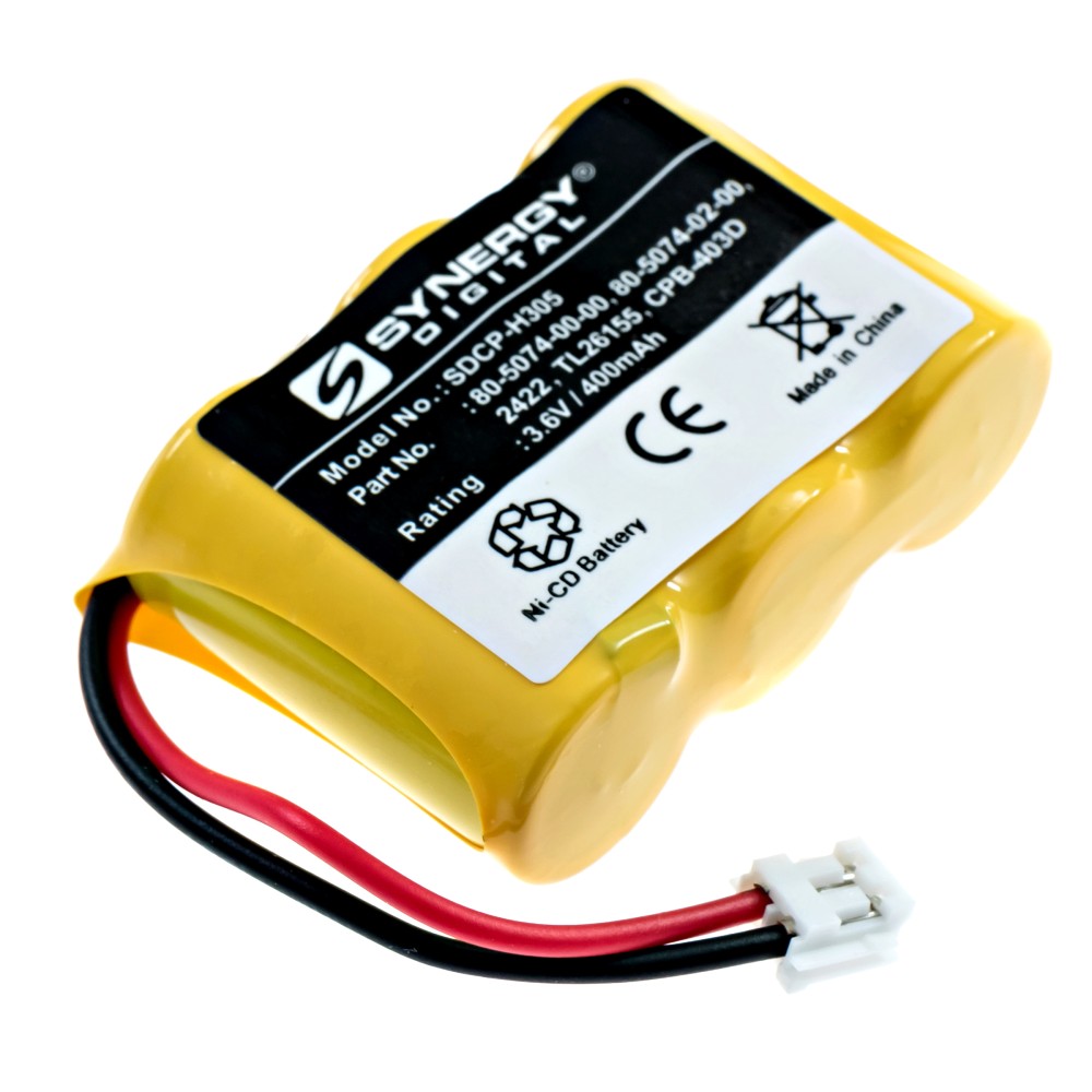 SDCP-H305 - Ni-CD, 3.6 Volt, 400 mAh, Ultra Hi-Capacity Battery - Replacement Battery for Rechargeable Cordless Phone Battery