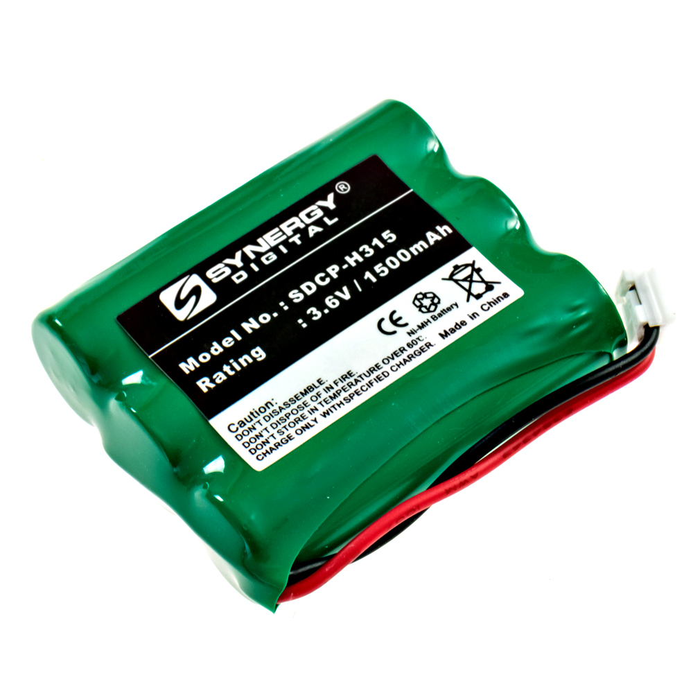 SDCP-H315 - Ni-MH, 3.6 Volt, 1500 mAh, Ultra Hi-Capacity Battery - Replacement Battery for  VTech 80-5071-00-00, RadioShack 23-298 Cordless Phone Batteries
