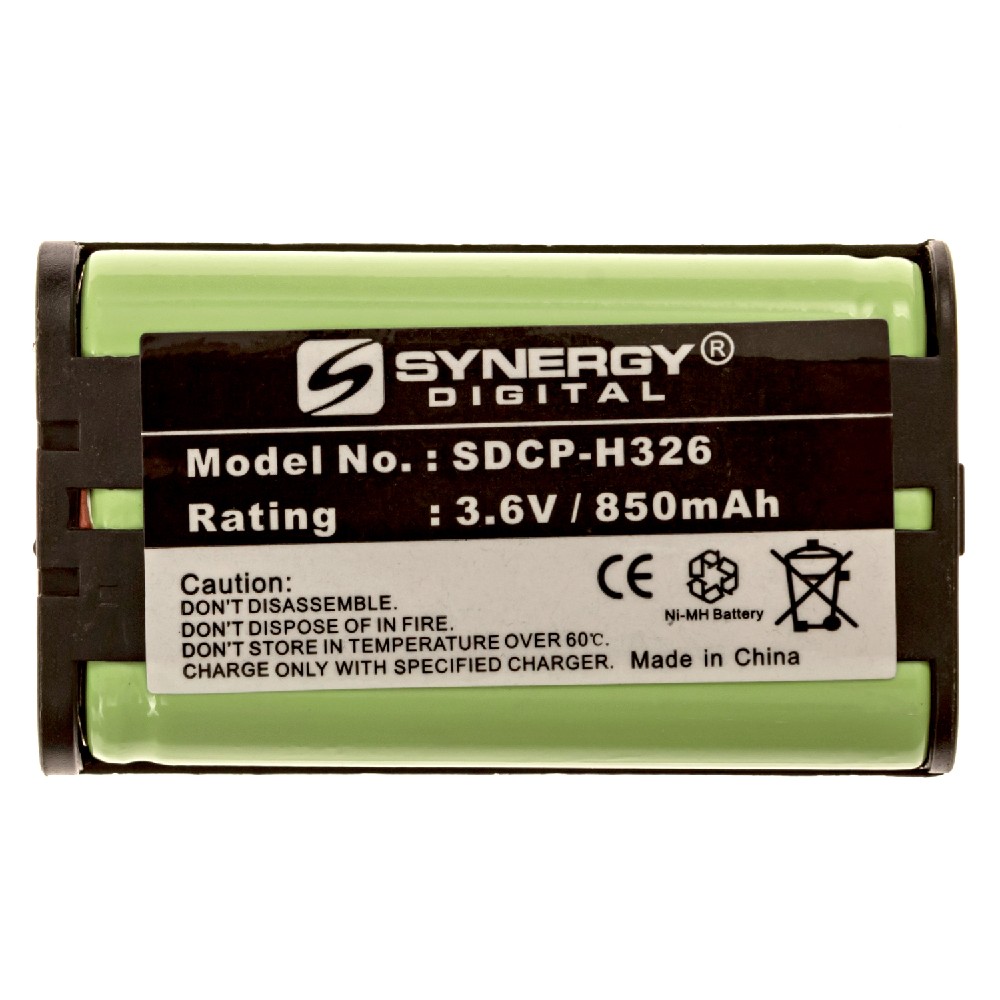 SDCP-H326 - Ni-MH, 3.6 Volt, 850 mAh, Ultra Hi-Capacity Battery - Replacement Battery for PANASONIC HHR-P104, Type 29, Sony MDR-RR800/900 Series Cordless Phone Batteries