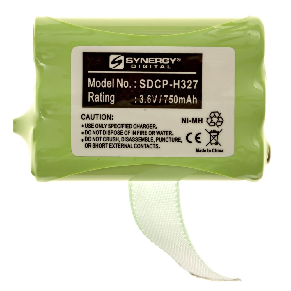SDCP-H327 - Ni-MH, 3.6 Volt, 750 mAh, Ultra Hi-Capacity Battery - Replacement Battery for Uniden BT-0001, AT&T 2419, 2420, Vtech 80-5542-00, with Pull Tag, Cordless Phone Batteries