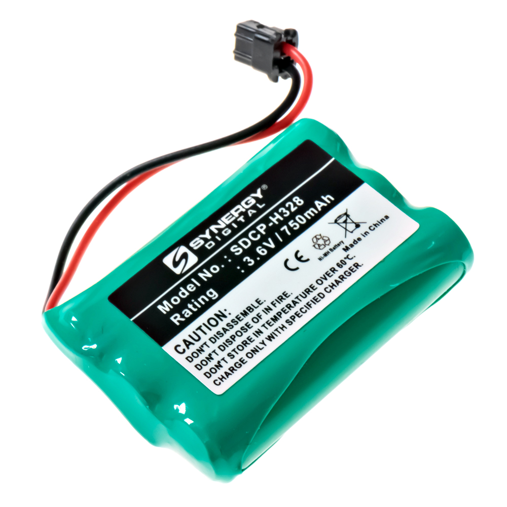 SDCP-H328 - Ni-MH, 3.6 Volt, 750 mAh, Ultra Hi-Capacity Battery - Replacement Battery for RadioShack 23-961, Uniden BT-446, BT-1005, Sanyo GES PC3F02, and more Panasonic and Uniden Cordless Phone Batteries