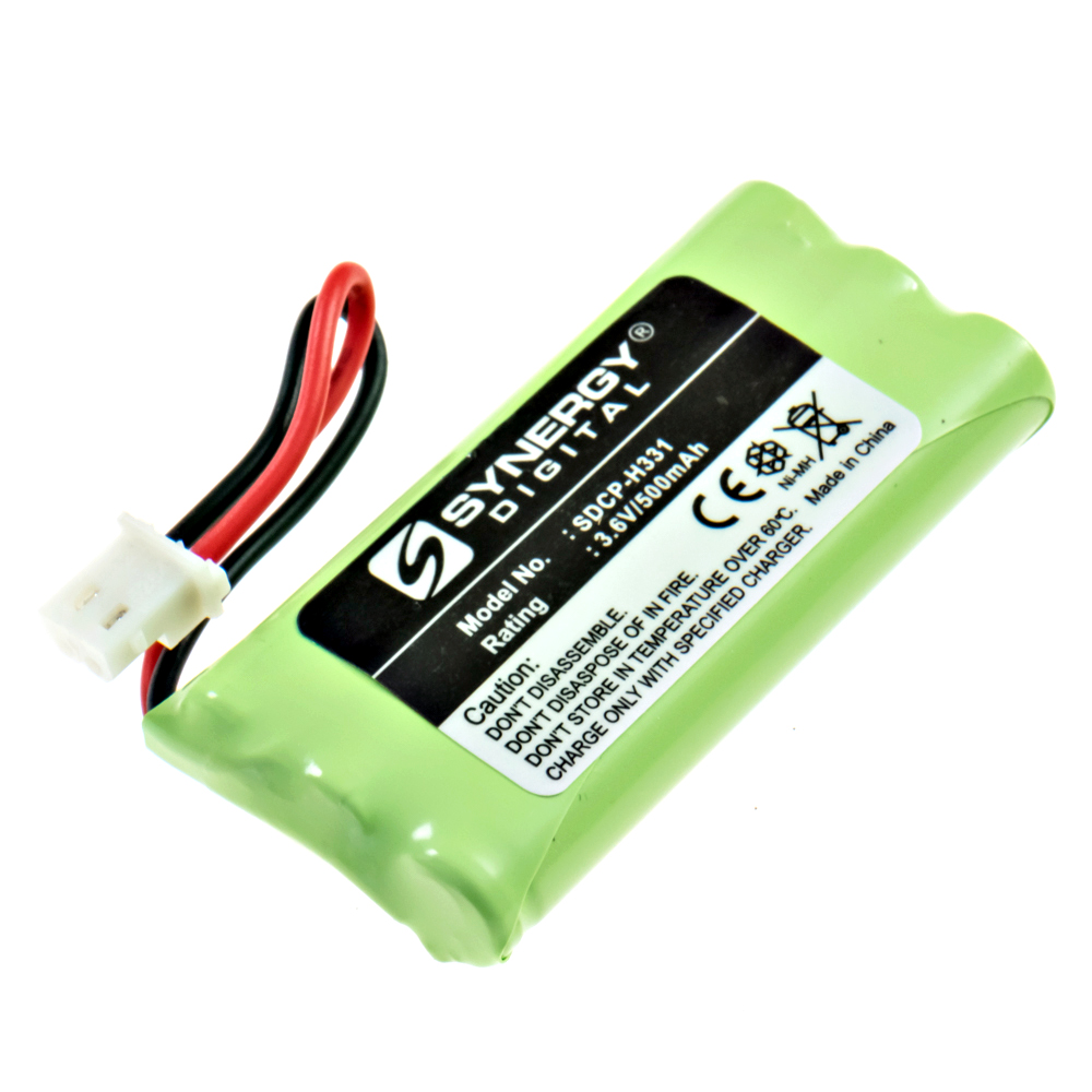 SDCP-H331 - Ni-MH, 3.6 Volt, 500 mAh, Ultra Hi-Capacity Battery - Replacement Battery for vTech 89-1333-01-00, BT5632/BT5872  Cordless Phone Battery