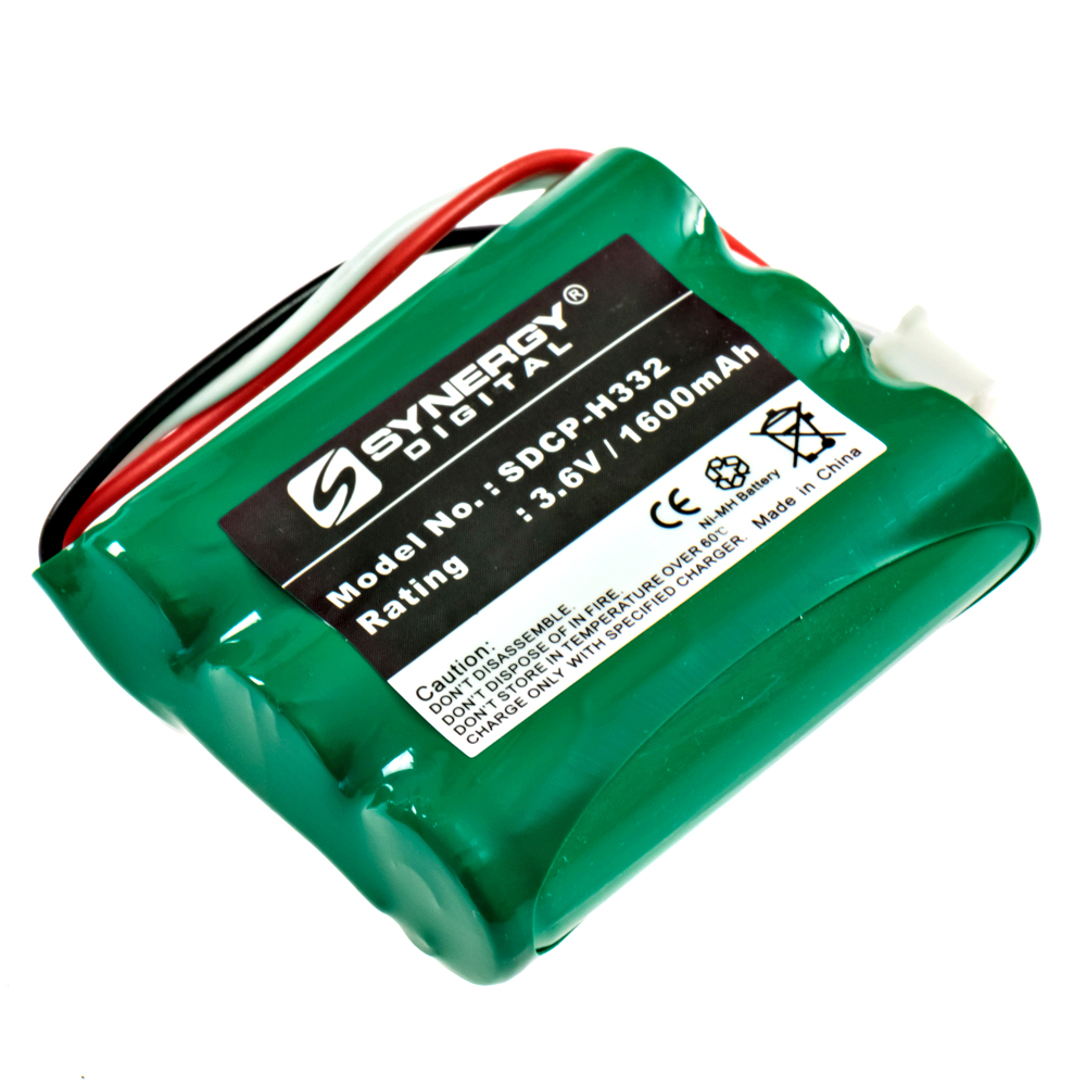 SDCP-H332 - NiMh, 3.6 Volt, 1600 mAh, Ultra Hi-Capacity Battery - Replacement Battery for Huawei HGB-15AAX3 Cordless Phone Battery