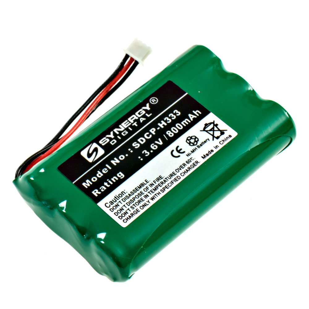 SDCP-H333 - Ni-MH 3.6 Volt, 800 mAh, Ultra Hi-Capacity Battery - Replacement Battery for Plantronics 6342101 Cordless Phone Battery