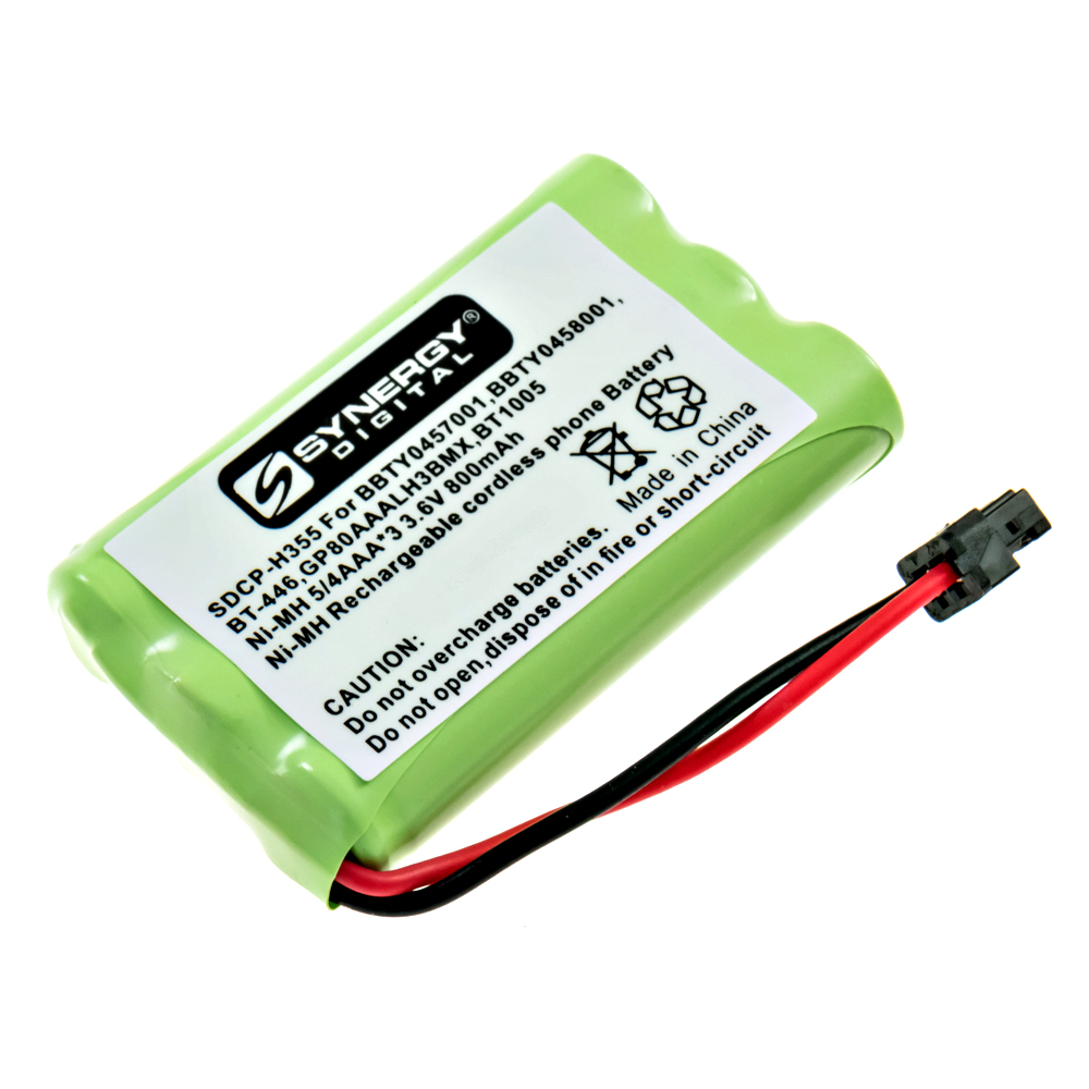 SDCP-H355 - Ultra Hi-Capacity Battery (Ni-MH, 3.6V, 800mAh) - Replacement for Uniden BT-461, BT-446, BT-634, BT-909, BT-1004, BT-1005, BT-2499 Cordless Phone Battery