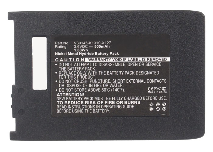 Synergy Digital Cordless Phone Battery, Compatible with Siemens V30145-K1310-X125 Cordless Phone Battery (Ni-MH, 3.6V, 500mAh)