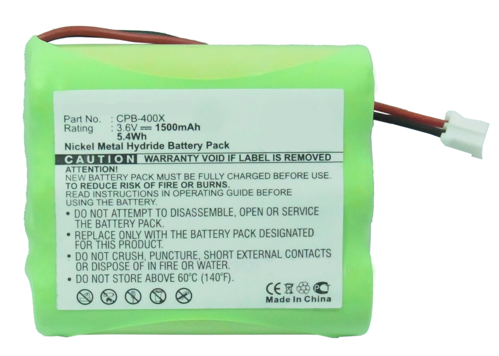 Synergy Digital Cordless Phone Battery, Compatible with Siemens SC242 Cordless Phone Battery (Ni-MH, 3.6V, 1500mAh)