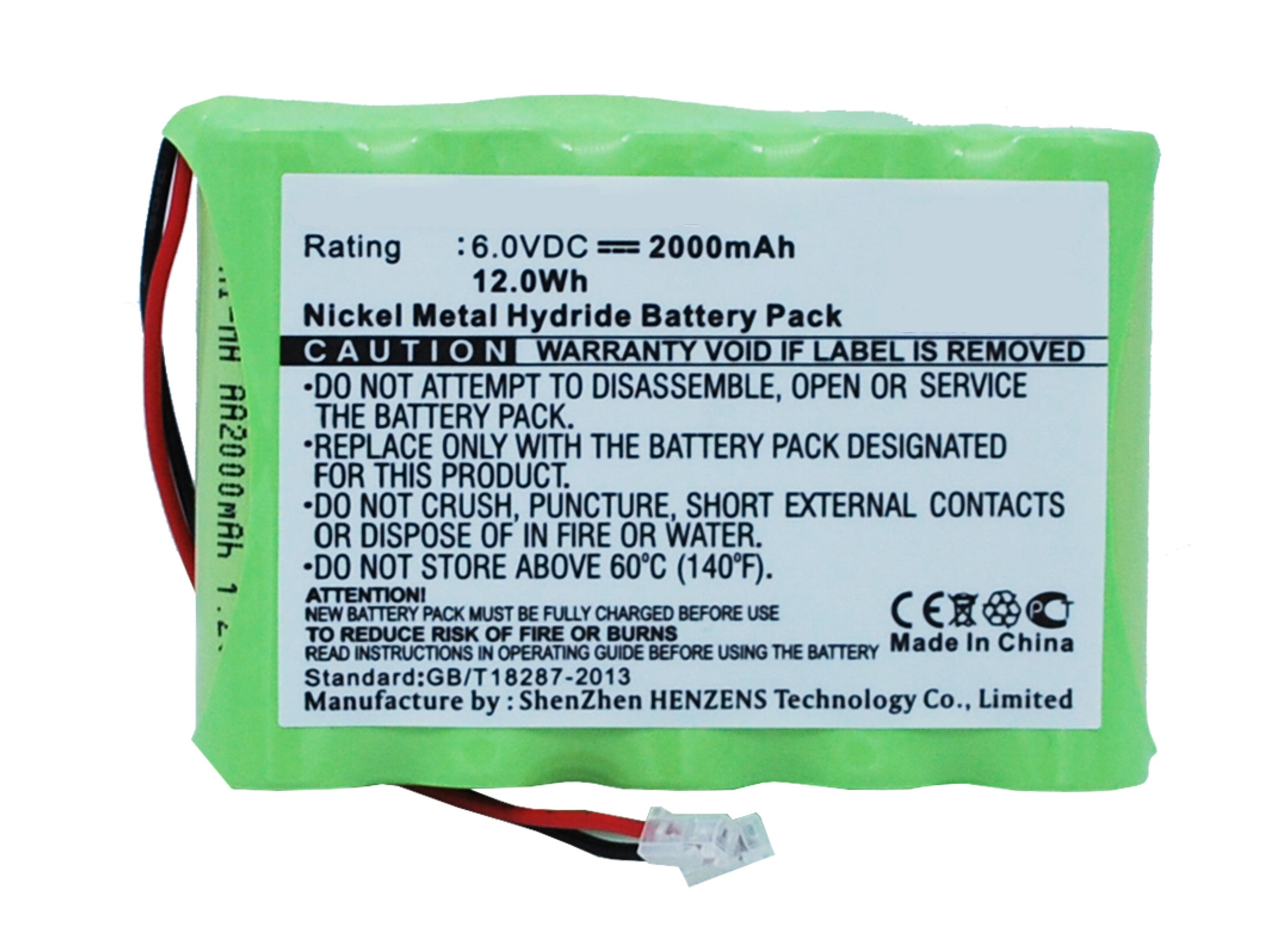 Synergy Digital Cordless Phones Battery, Compatiable with Universel Cordless Phones Battery (6V, Ni-MH, 2000mAh)