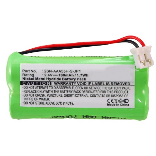 Synergy Digital Cordless Phones Battery, Compatible with Sagem 2SN-AAA55H-S-JP1 Cordless Phones Battery (2.4V, Ni-MH, 700mAh)