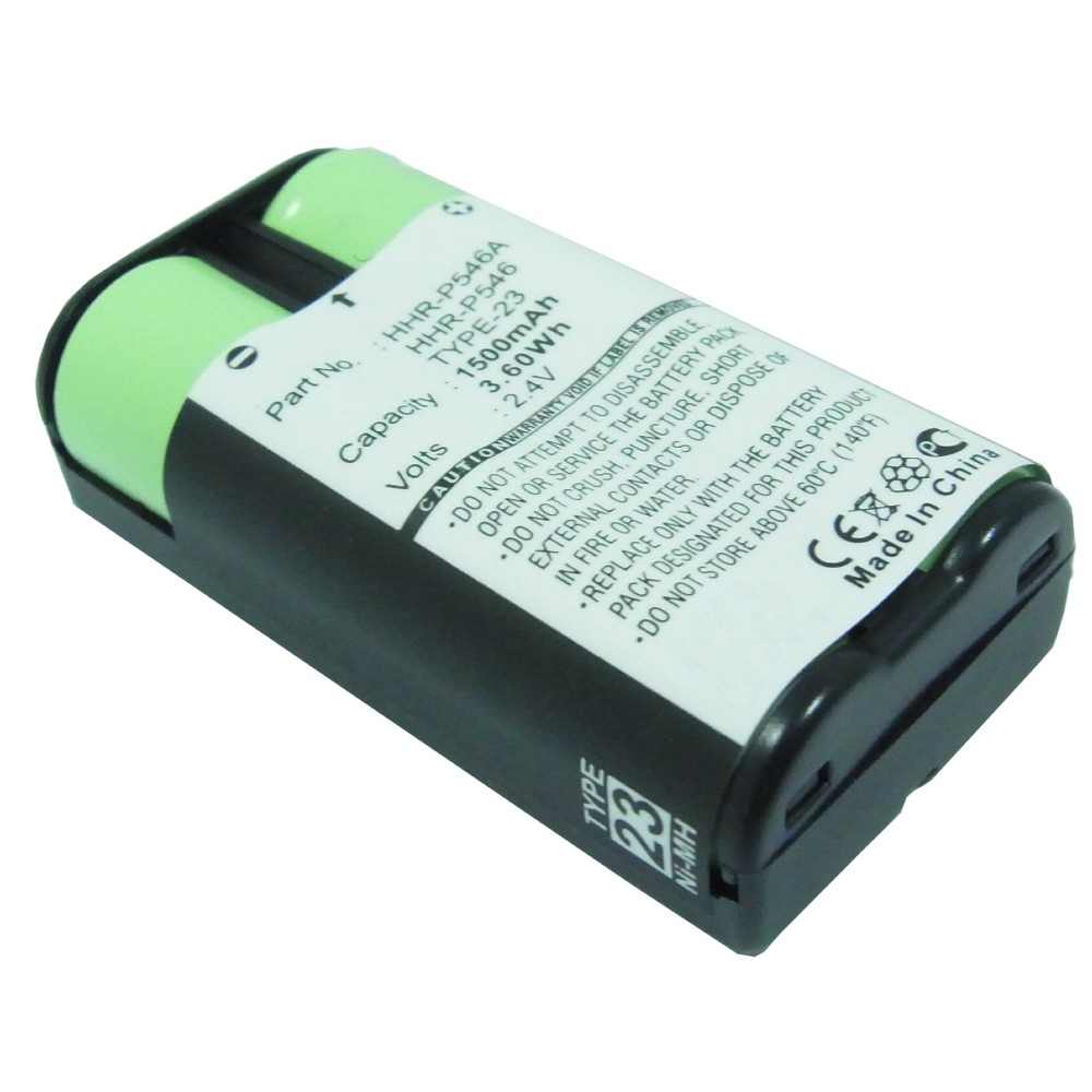 Synergy Digital Cordless Phone Battery, Compatible with AT&T 2400, 2401, 2402, 2430, 2440, 2455, 2462, 2482, 3358, 5800, 5830, 5840, 5845, 5870, E252, E2562, E262, E2662 Cordless Phone Battery (2.4, Ni-MH, 1500mAh)
