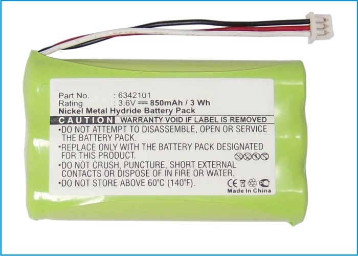 Synergy Digital Cordless Phone Battery, Compatible with Plantronics CT11, CT12 Cordless Phone Battery (3.6, Ni-MH, 850mAh)