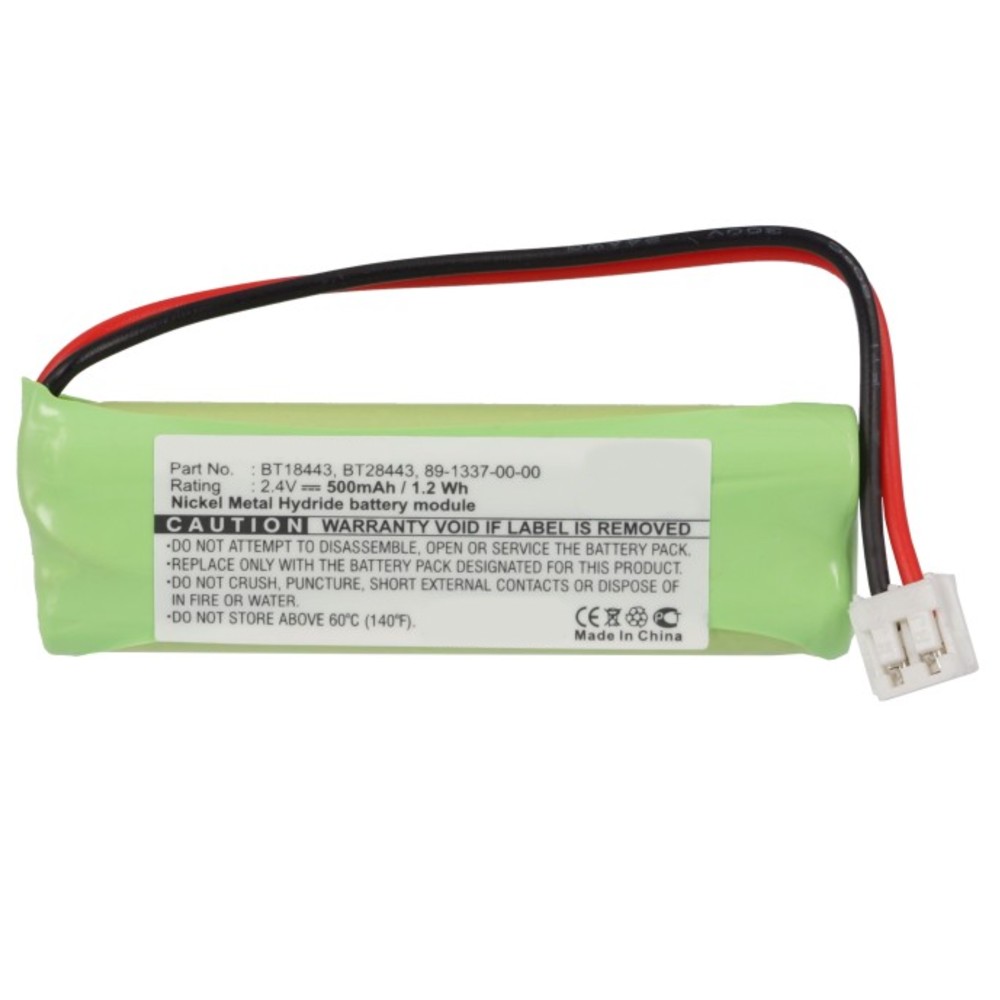 Synergy Digital Cordless Phone Battery, Compatible with V TECH 89133700, and many more  Cordless Phone Battery (2.4, Ni-MH, 500mAh)