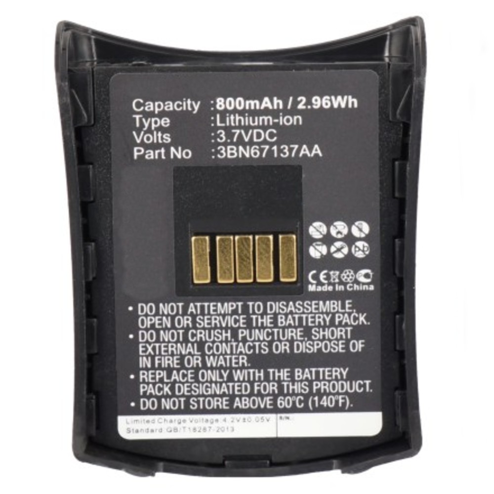 Synergy Digital Cordless Phone Battery, Compatible with Alcatel 3BN67137AA Cordless Phone Battery (Li-ion, 3.7V, 800mAh)