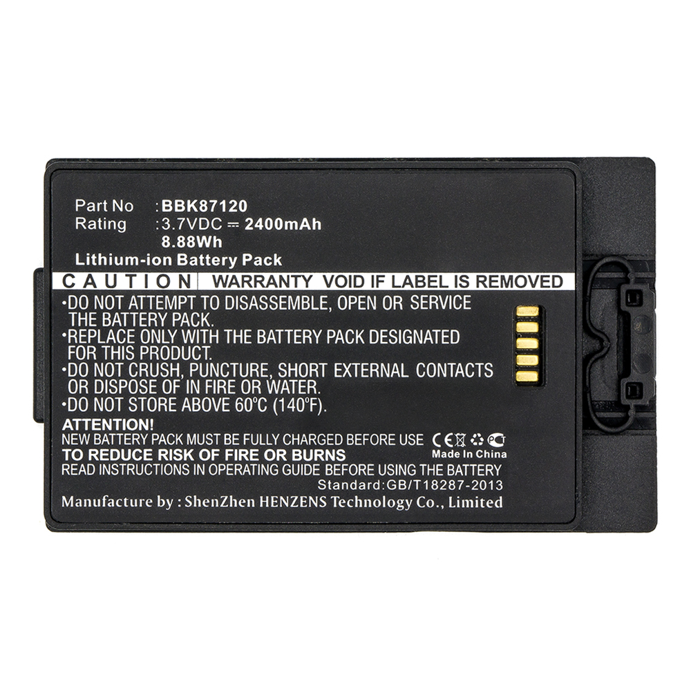 Synergy Digital Cordless Phone Battery, Compatible with Spectralink BBK87120 Cordless Phone Battery (Li-ion, 3.7V, 2400mAh)