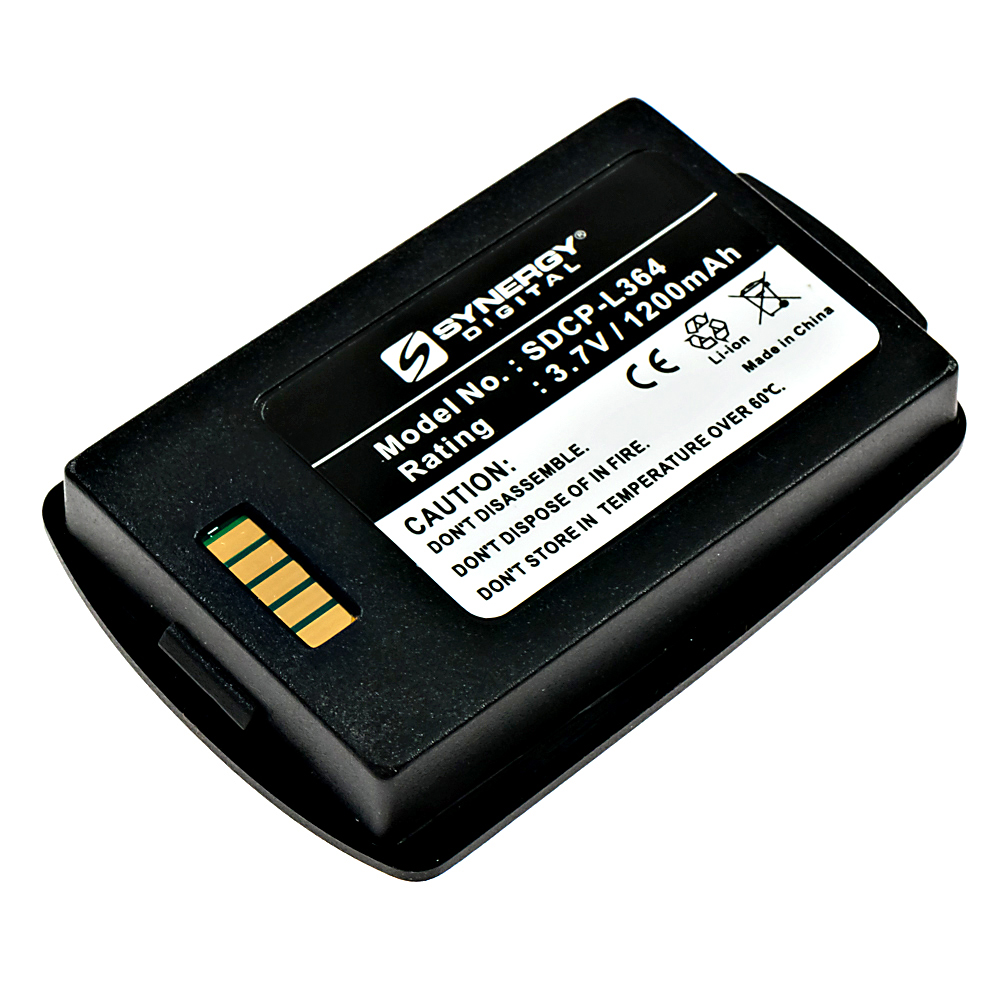 Synergy Digital Cordless Phone Battery, Compatible with Polycom 1520-37214-001 Cordless Phone Battery (Li-Ion, 3.7V, 1200mAh)
