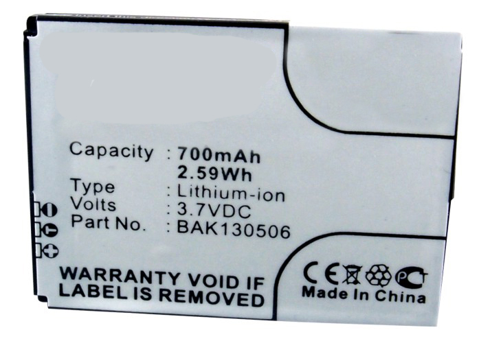 Synergy Digital Cordless Phone Battery, Compatible with FRITZ!FON 312BAT006 Cordless Phone Battery (Li-ion, 3.7V, 700mAh)