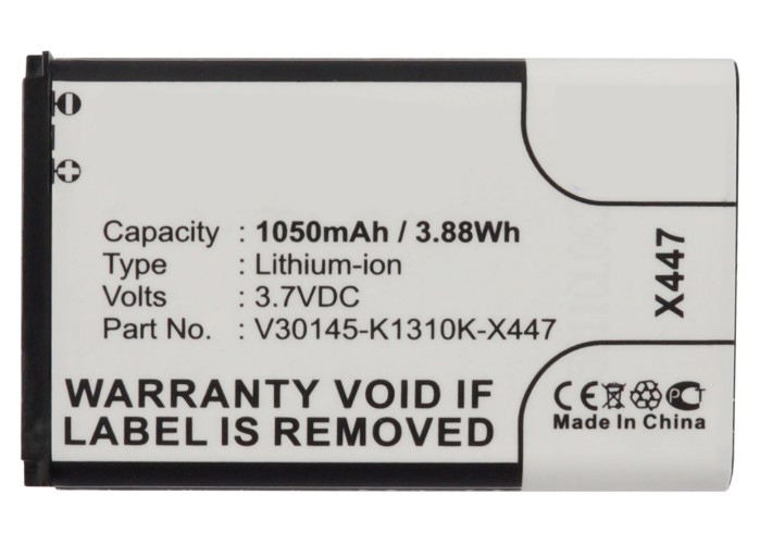 Synergy Digital Cordless Phone Battery, Compatible with Siemens V30145-K1310K-X447 Cordless Phone Battery (Li-ion, 3.7V, 1050mAh)