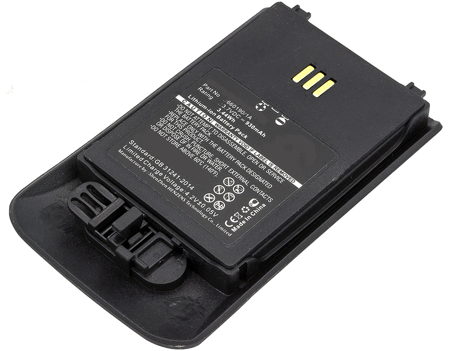 Synergy Digital Cordless Phone Battery, Compatible with Aastra 660190/1A Cordless Phone Battery (Li-ion, 3.7V, 930mAh)