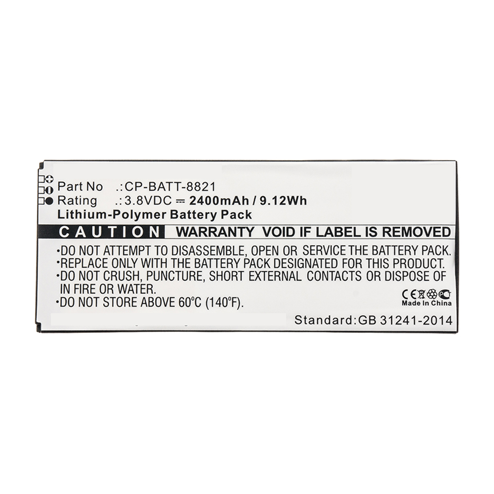 Synergy Digital Cordless Phone Battery, Compatible with Cisco 74-102376-01, CP-BATT-8821, GP-S10-374192-010H Cordless Phone Battery (Li-Pol, 3.8V, 2400mAh)