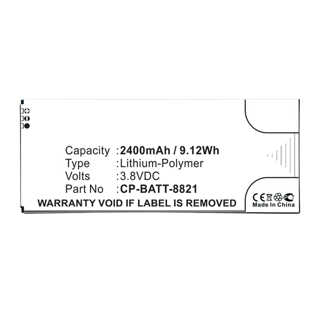 Synergy Digital Cordless Phone Battery, Compatible with Cisco 74-102376-01, CP-BATT-8821, GP-S10-374192-010H Cordless Phone Battery (Li-Pol, 3.8V, 2400mAh)