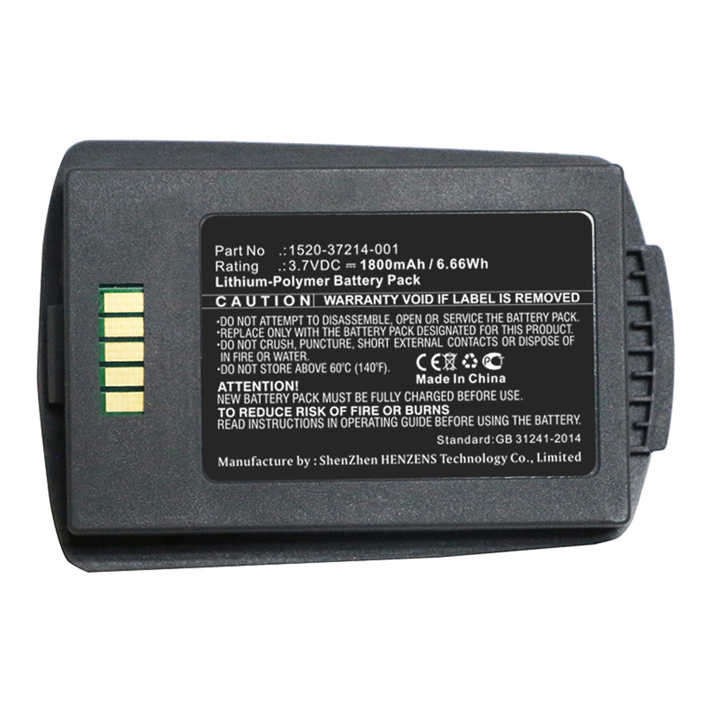 Synergy Digital Cordless Phone Battery, Compatible with Spectralink 1520-37214-001 Cordless Phone Battery (Li-Pol, 3.7V, 1800mAh)