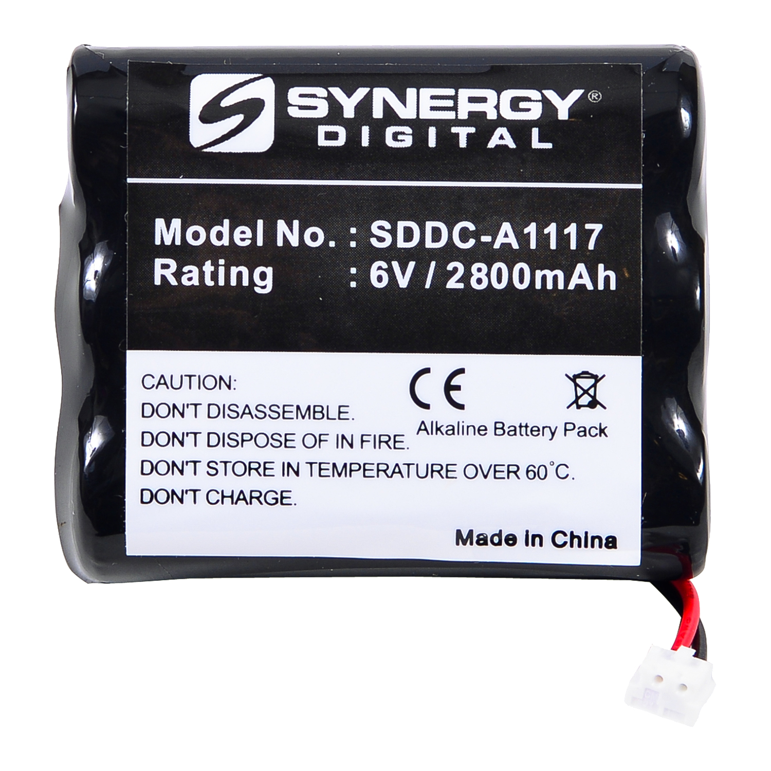 Safolk A28310 Battery Replacement - Ultra High Capacity (Alkaline, 6V, 2200 mAh) Battery