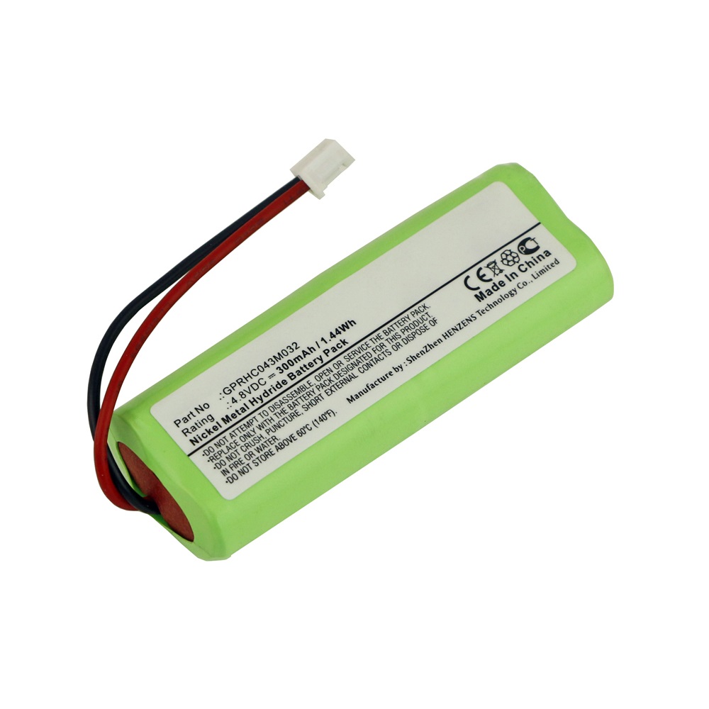 Synergy Digital Dog Collar Battery, Compatible with Educator GPRHC043M032 Dog Collar Battery (Ni-MH, 4.8V, 300mAh)