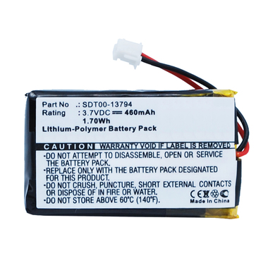 Synergy Digital Dog Collar Battery, Compatible with SportDOG SD-1875 Dog Collar Battery (Li-Pol, 3.7V, 460mAh)