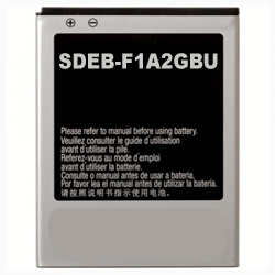 SDEB-F1A2GBU Li-Ion Battery - Rechargable Ultra High Capacity (1650mAh) - Replacement For Samsung EB-F1A2GBU Cellphone Battery