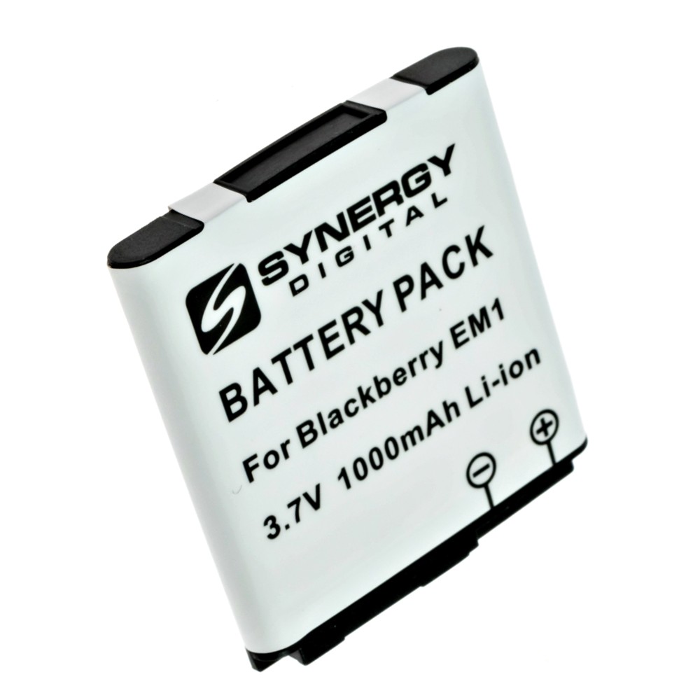 EM1 Li-Ion Battery - Rechargable Ultra High Capacity (1000 mAh) - Replacement For BlackBerry EM1 Cellphone Battery