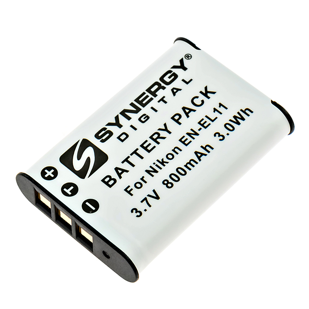 SDENEL11 Rechargeable Lithium-Ion Ultra High Capacity Battery Pack (3.7v 800mAh) Replacement for Nikon EN-EL11 Battery