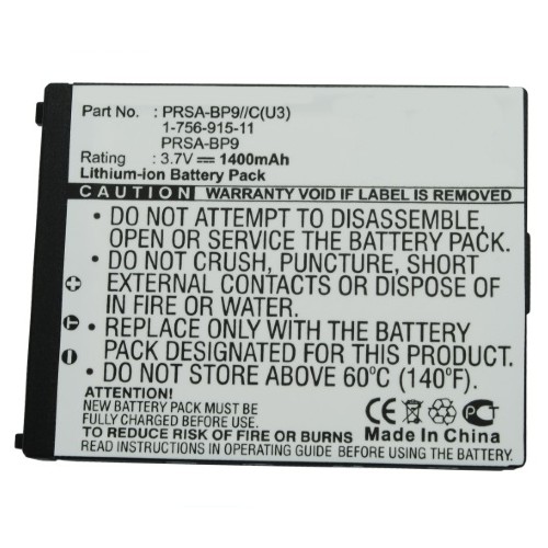 Synergy Digital E Book E Reader Battery, Compatible with Sony 1-756-915-11, PRSA-BP9, PRSA-BP9//C(U3) E Book E Reader Battery (3.7V, Li-ion, 1400mAh)