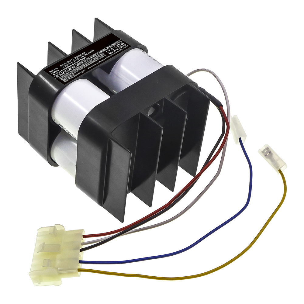 Synergy Digital Flashlight Battery, Compatible with Bosch EX-SCHUTZ Flashlight Battery (Ni-CD, 4.8V, 5000mAh)