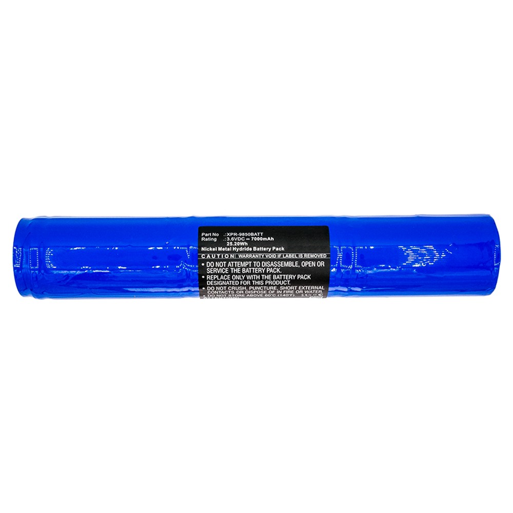 Synergy Digital Flashlight Battery, Compatible with Bayco XPR-9850BATT Flashlight Battery (Ni-MH, 3.6V, 7000mAh)