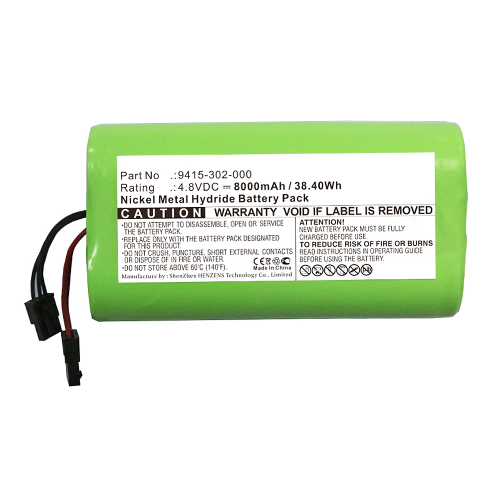 Synergy Digital Flashlight Battery, Compatible with Pelican 9415-301-100 Flashlight Battery (Ni-MH, 4.8V, 8000mAh)