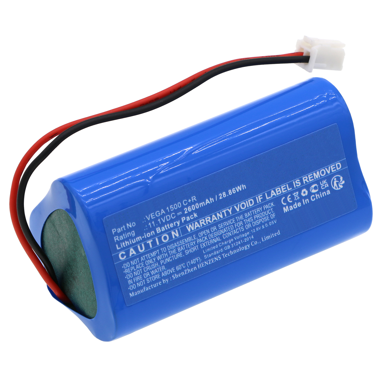 Synergy Digital Flashlight Battery, Compatible with SCANGRIP 03.5343 Flashlight Battery (Li-ion, 11.1V, 2600mAh)