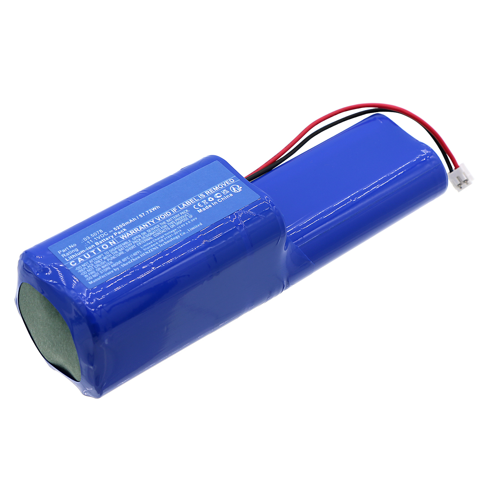 Synergy Digital Flashlight Battery, Compatible with SCANGRIP 03.5078 Flashlight Battery (Li-ion, 11.1V, 5200mAh)