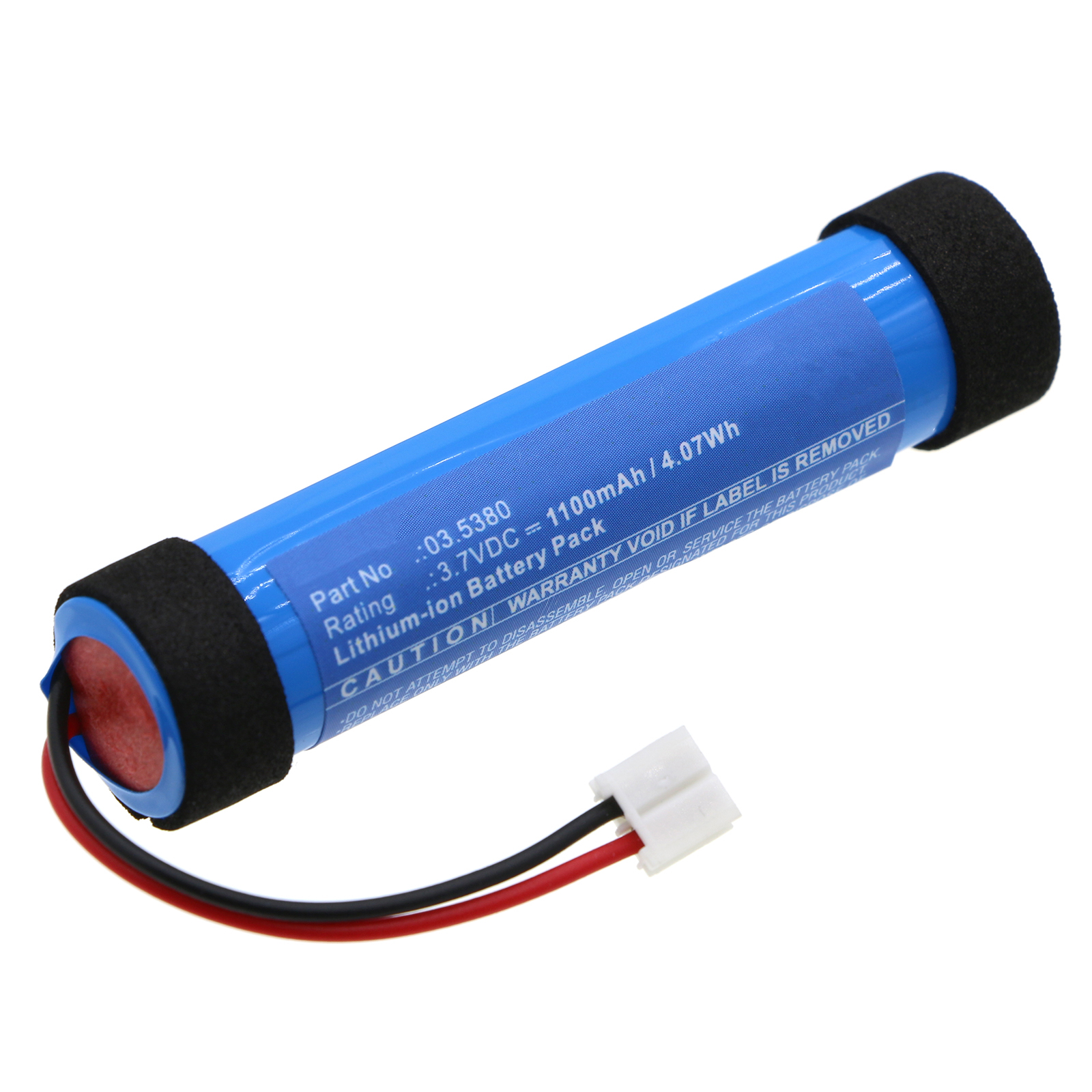 Synergy Digital Flashlight Battery, Compatible with SCANGRIP 03.5380 Flashlight Battery (Li-ion, 3.7V, 1100mAh)