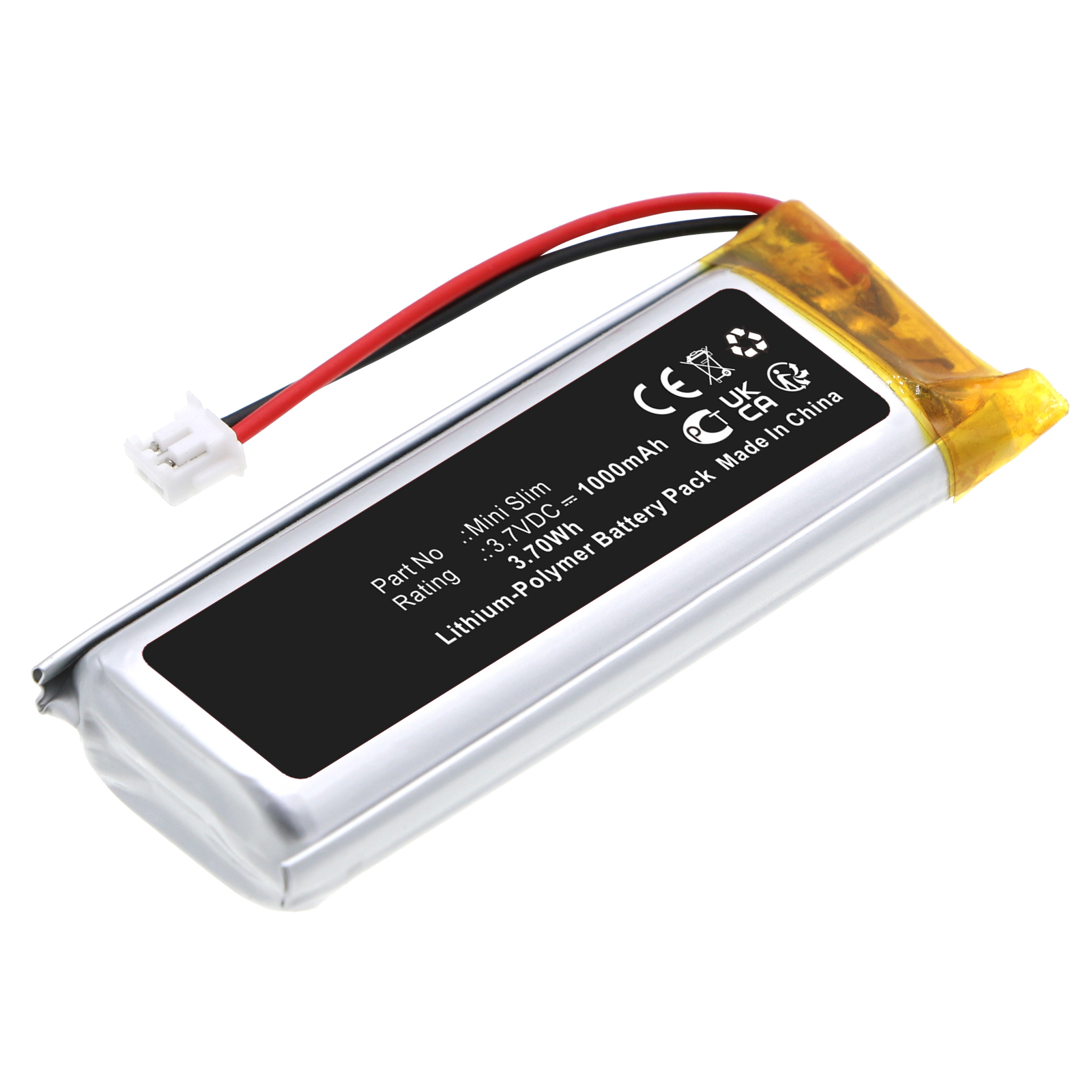 Synergy Digital Flashlight Battery, Compatible with SCANGRIP 03.5387 Flashlight Battery (Li-Pol, 3.7V, 1000mAh)
